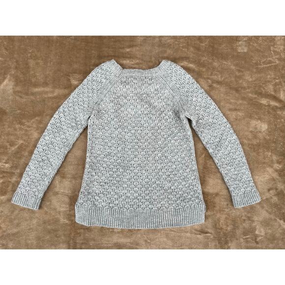 Banana Republic Gray Knit Sweater Made of Italian Yarn Women’s Size Medium - Picture 2 of 6